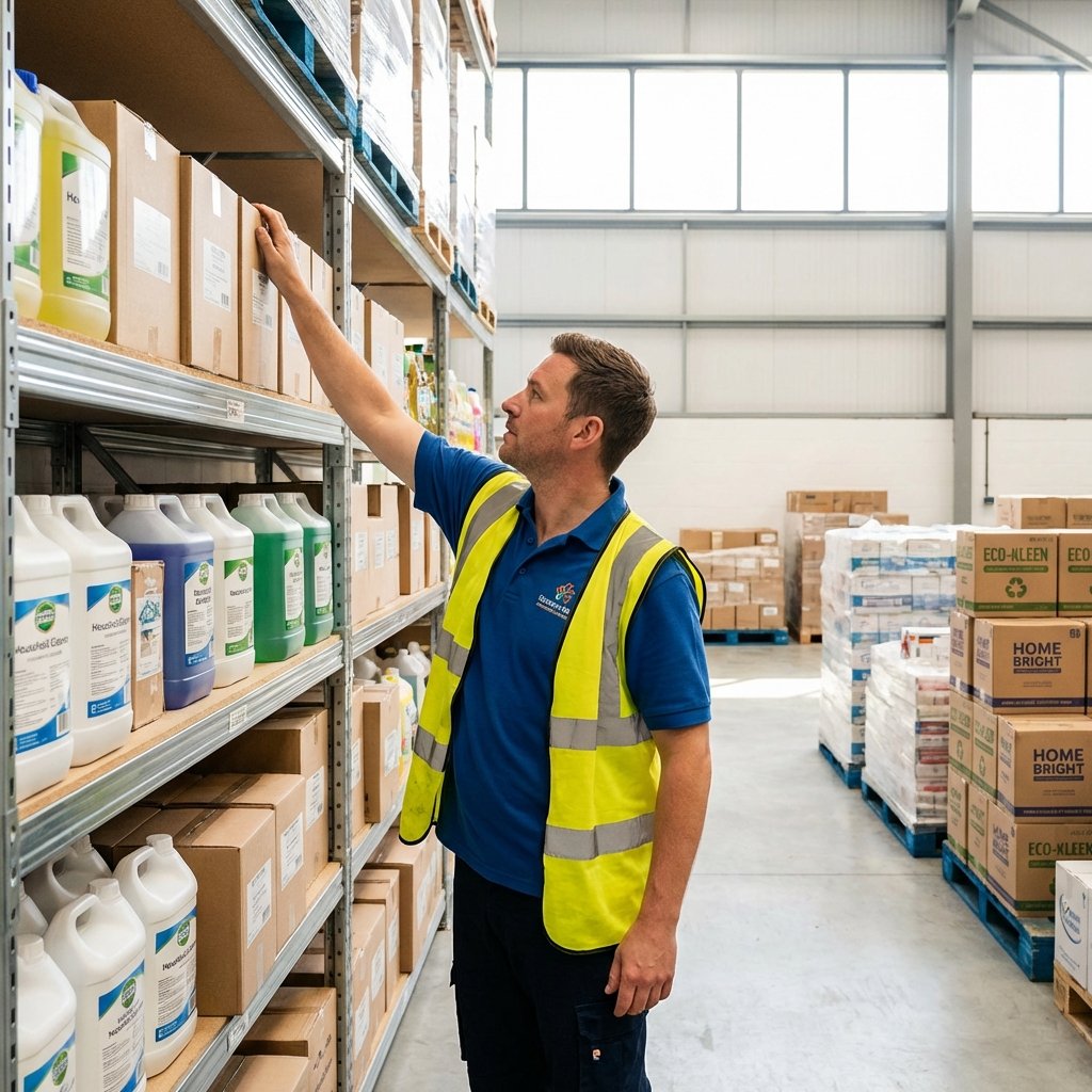 Magazyn Pawex Group z chemią gospodarczą