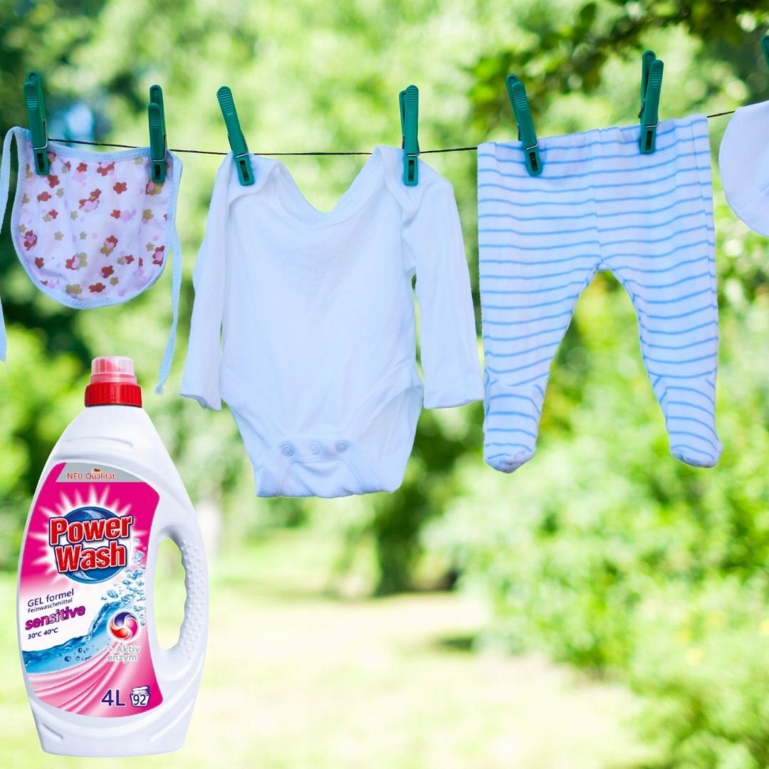 Power Wash NIEMIECKI Żel do prania SENSITIVE 4L - obrazek 2