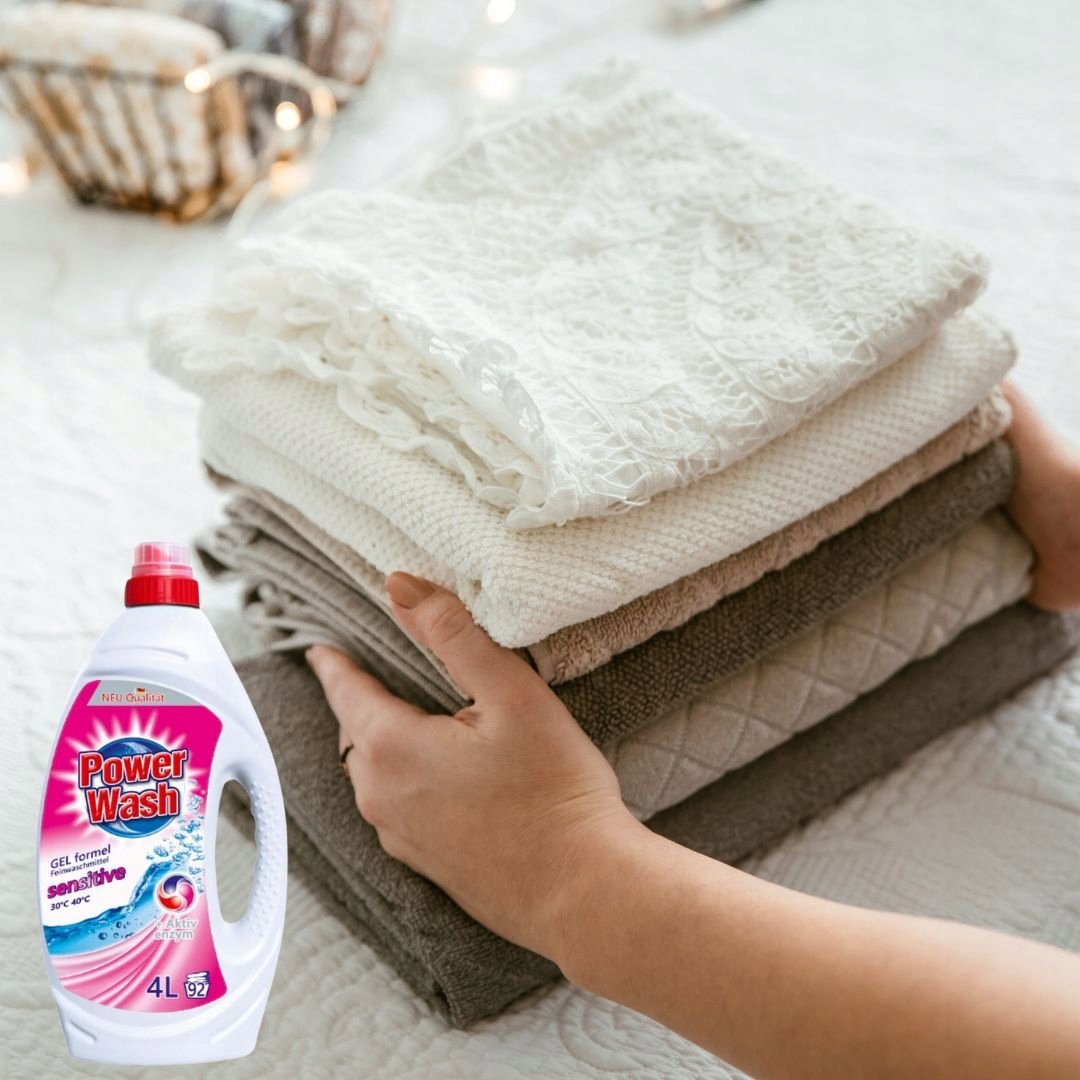 Power Wash NIEMIECKI Żel do prania SENSITIVE 4L - obrazek 3