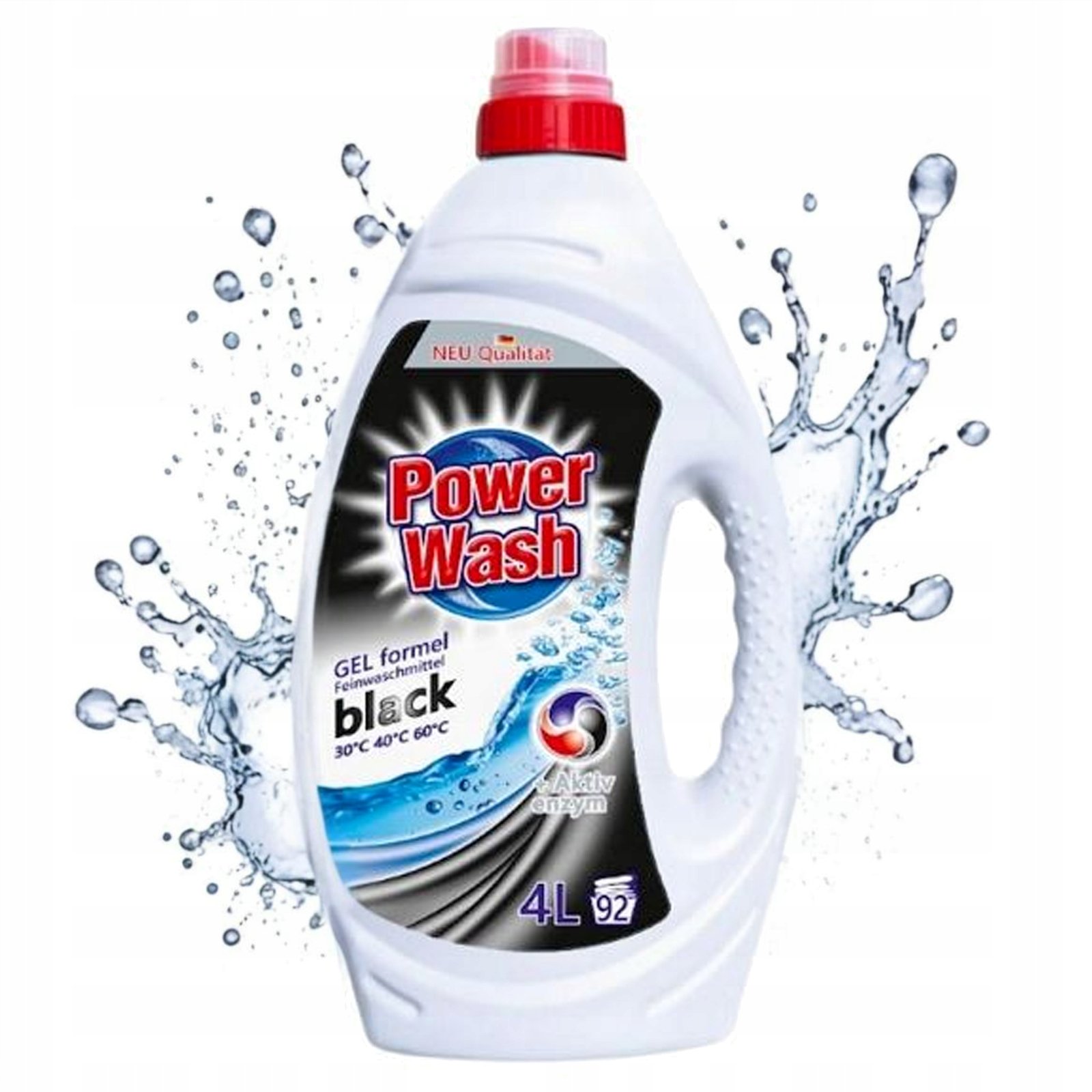 Power Wash black płyn do prania czarnego 92 prania 4l