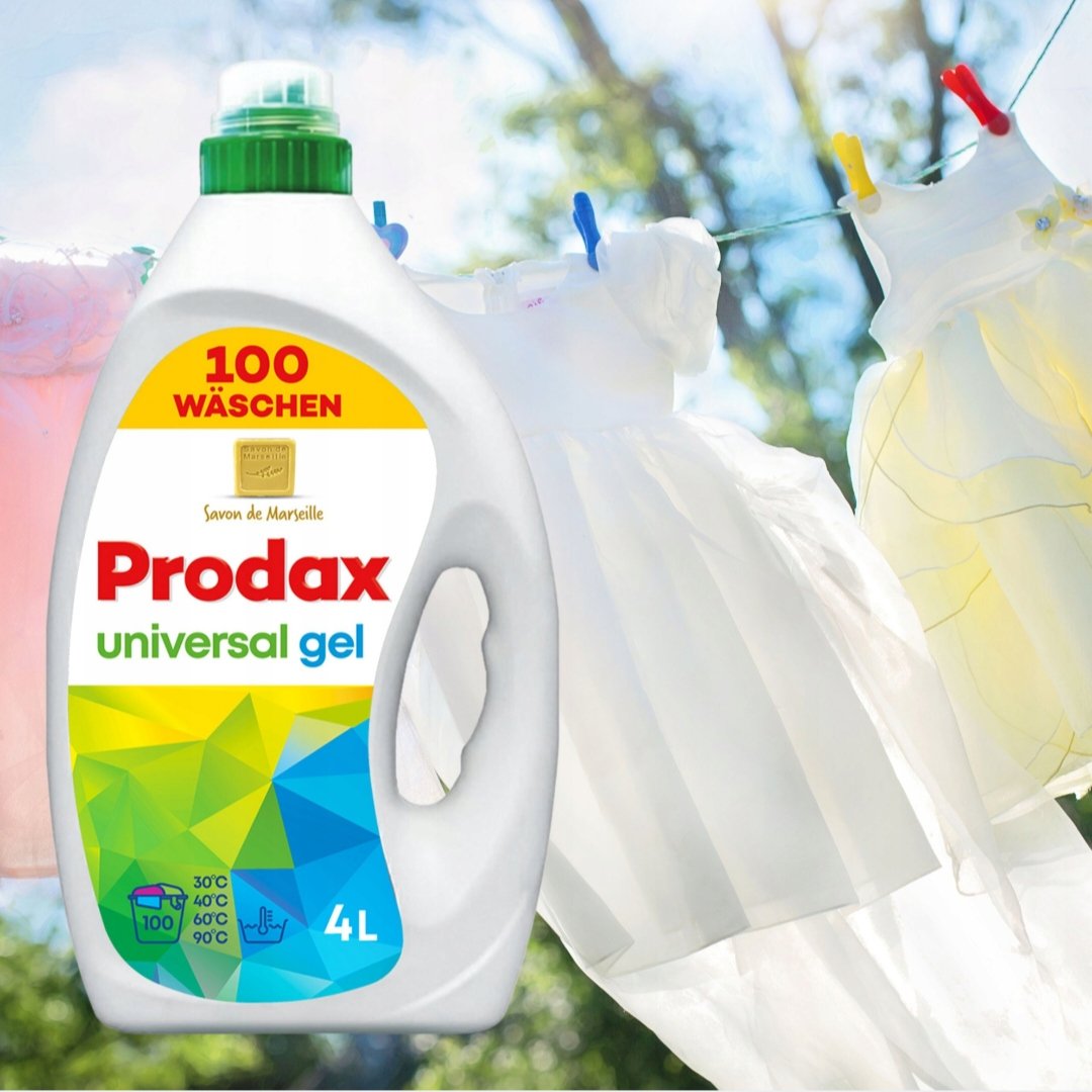 Prodax Żel do prania uniwersalny 4l /100 prań - obrazek 2
