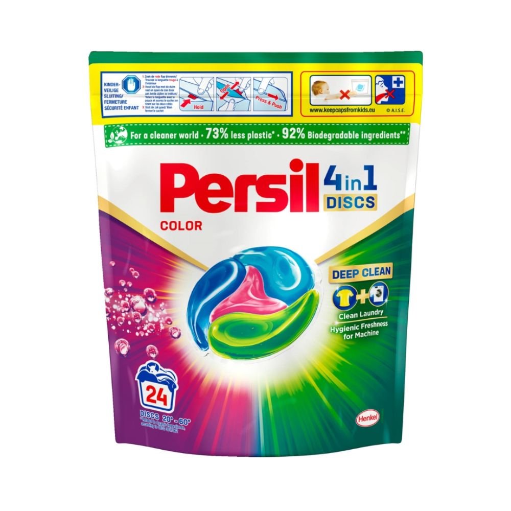 Kapsułki do prania PERSIL DISCS 4in1 COLOR 24 sztuki