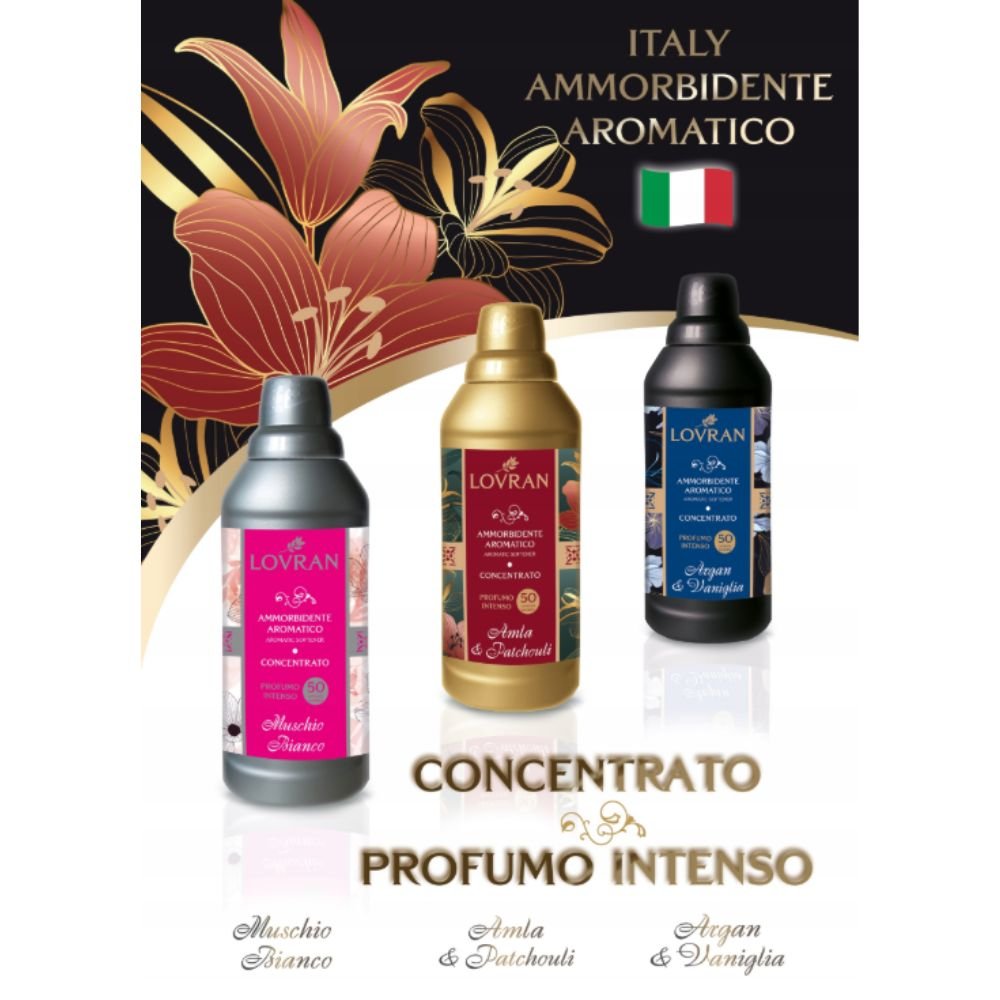 LOVRAN ARGAN & VANIGLIA KONCENTRAT DO PŁUKANIA TKANIN 1L 50 PRAŃ - obrazek 2