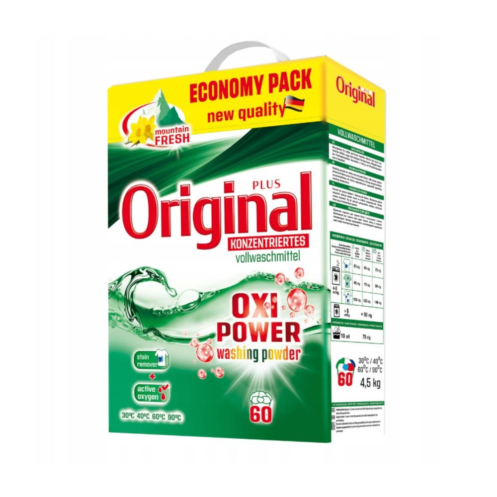Proszek do prania uniwersalny ORIGINAL Plus Oxi Power 4,5 kg 60 prań