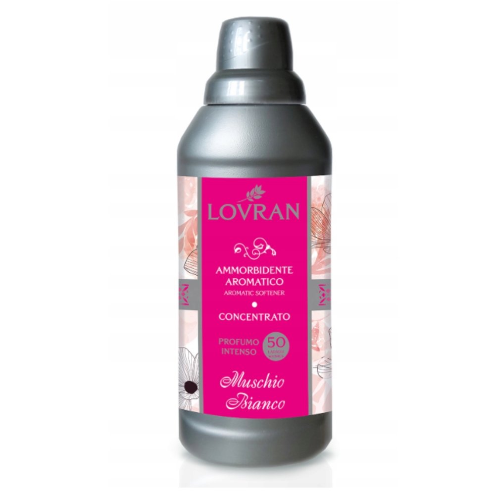 Koncentrat do płukania tkanin Lovran Muschio Bianco 1 litr