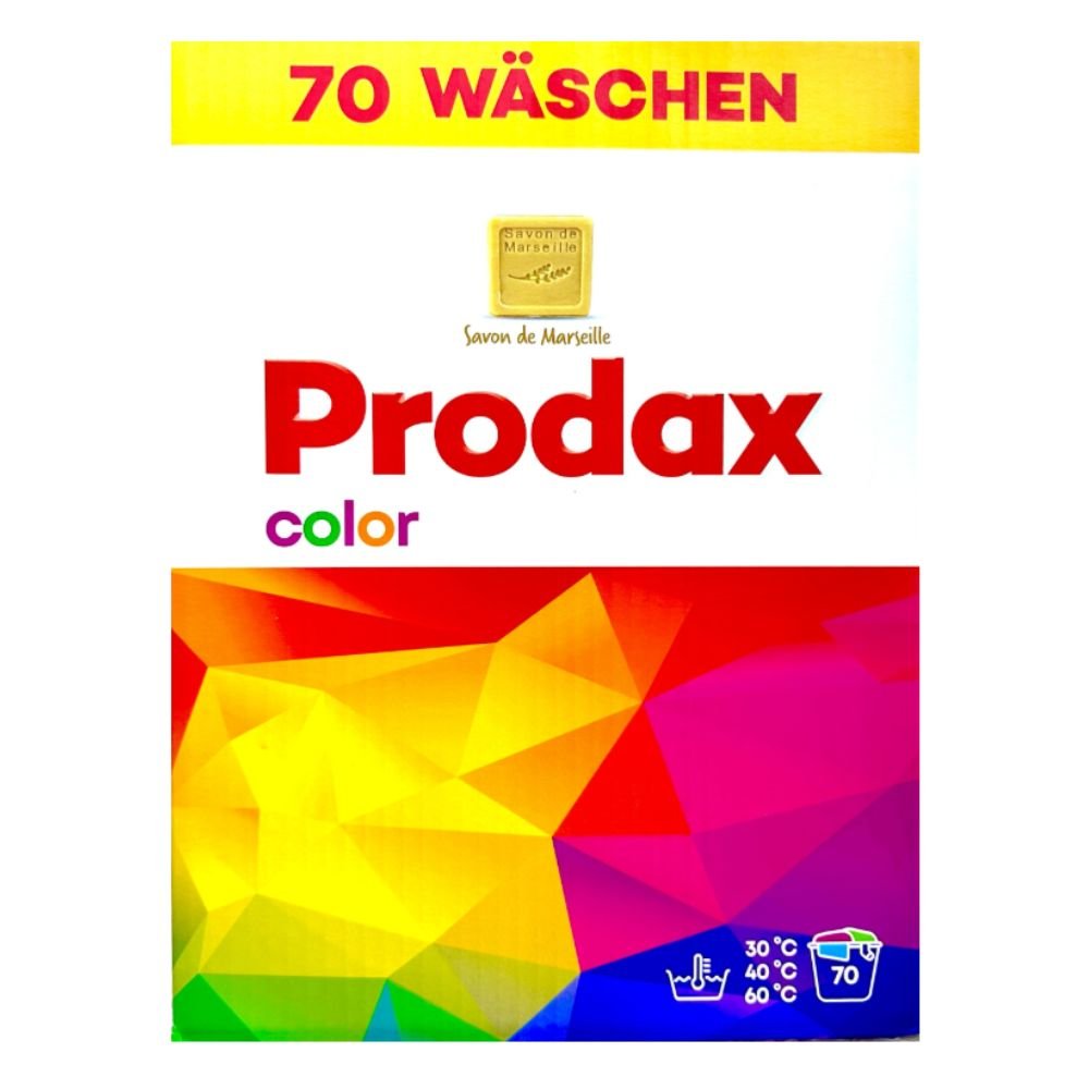 Proszek do prania tkanin kolorowych Prodax Color 70 prań 4,55kg