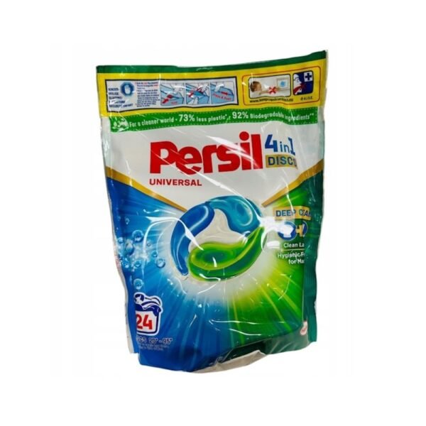 PERSIL DISCS KAPSUŁKI DO PRANIA UNIWERSALNE 4w1 SKUTECZNE WYDAJNE 24szt NL
